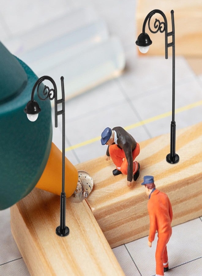 Alasum Mini Street Light Ornaments for Dollhouse 1 12 Scale Decorative Lamp Posts for DIY Village Pathway and Park Scene Layout Accessories - Image 2